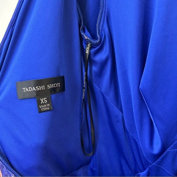 Tadashi Shoji Sousa Draped Sequin Dress Size XS - Picture 7 of 9